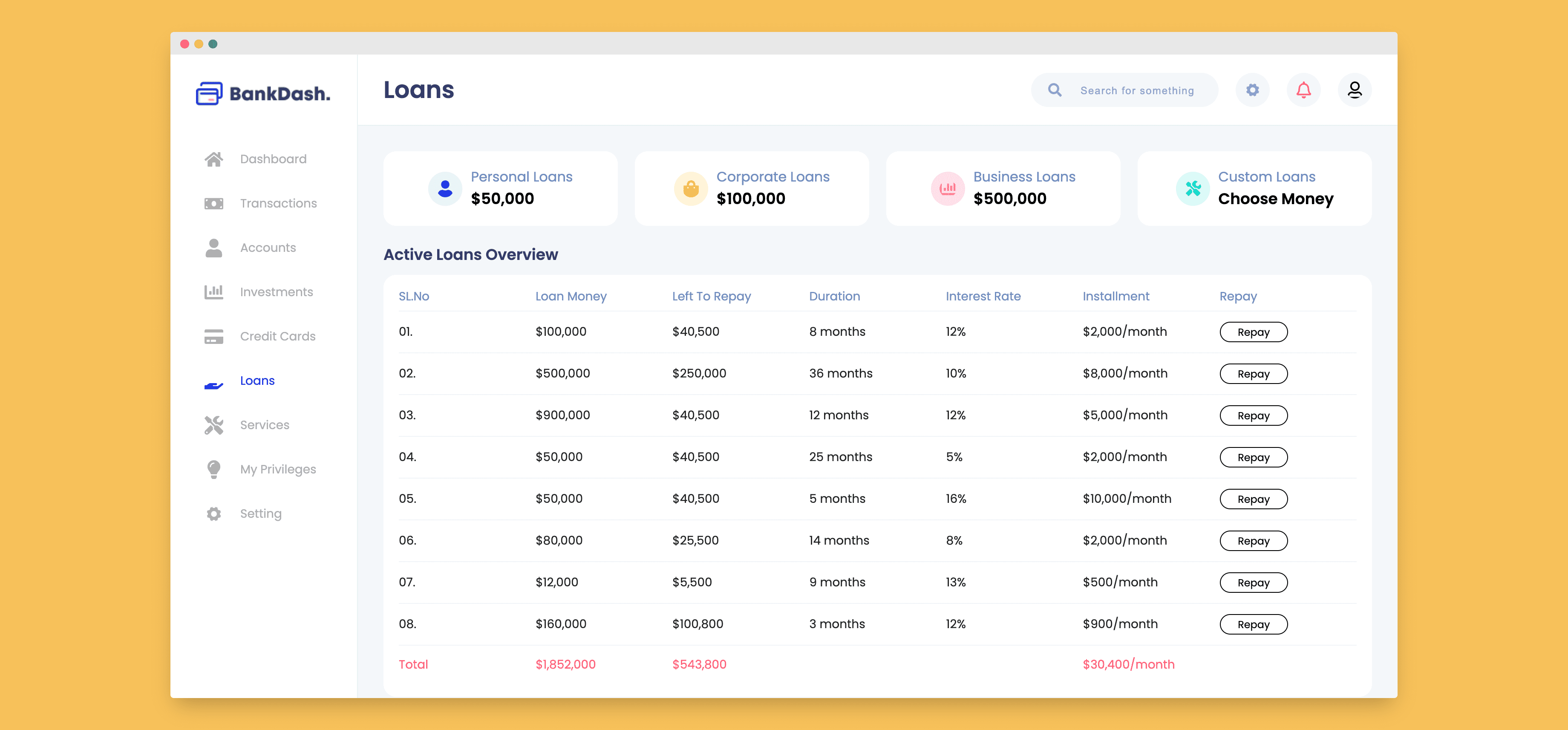 Finance Dashboard