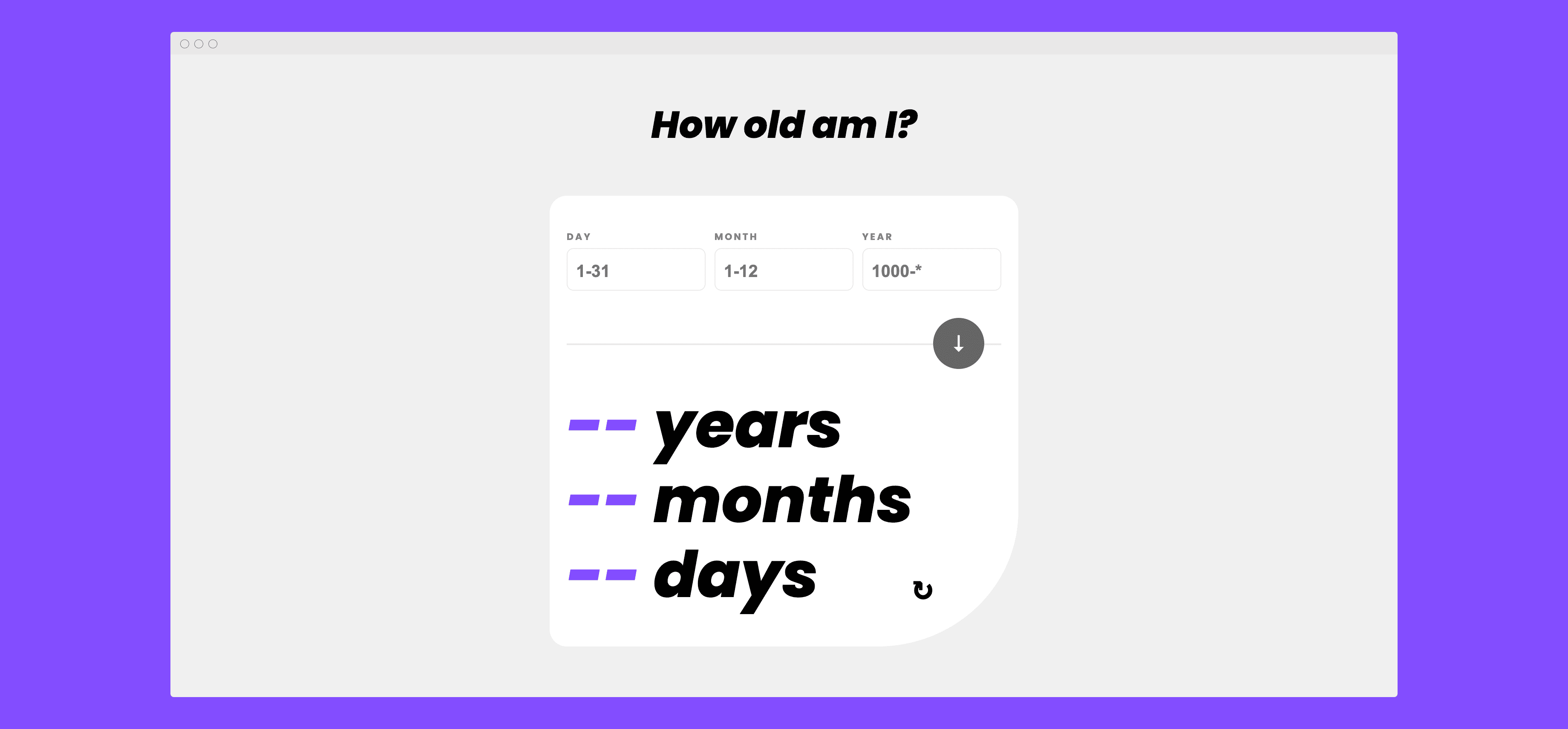 Age Calculator